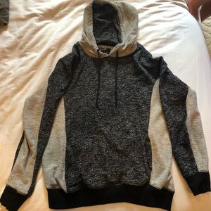 Black&Grey heathered hoodie- good condition